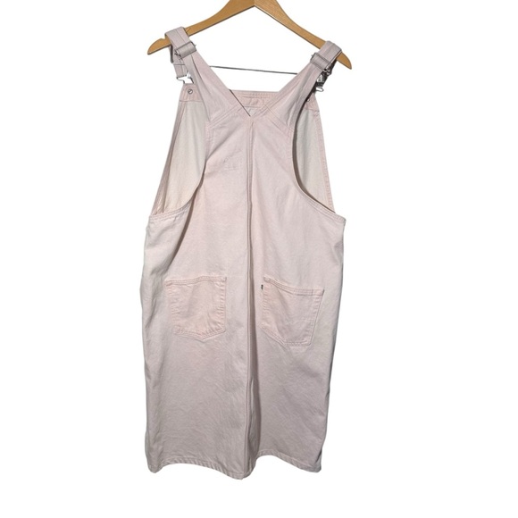 Levi’s Fresh Hendrix Pastel Pink Overalls Dress / Jumper Size XL 100% Cotton - Picture 5 of 16
